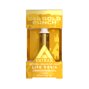 24k Gold Punch Delta-11 THC Cartridge (2g)