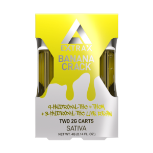 Banana Crack HXY9-THC + THCM + HXY8-THC Live Resin 2G Cartridge – 2 Pack