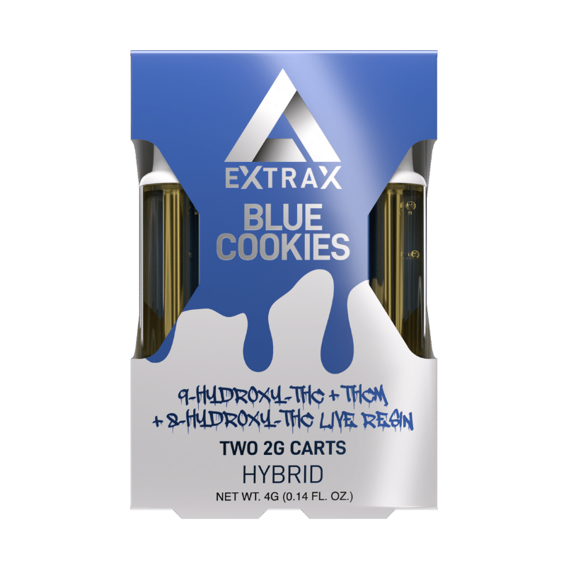 Blue Cookies HXY9-THC + THCM + HXY8-THC Live Resin 2G Cartridge – 2 Pack