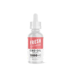 CBD Isolate Oil – 1,000mg – Fresh