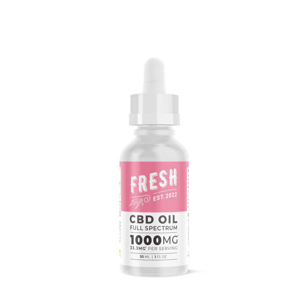 Full Spectrum CBD Oil – 1,000mg – Fresh