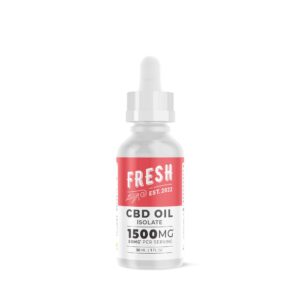 CBD Isolate Oil – 1,500mg – Fresh