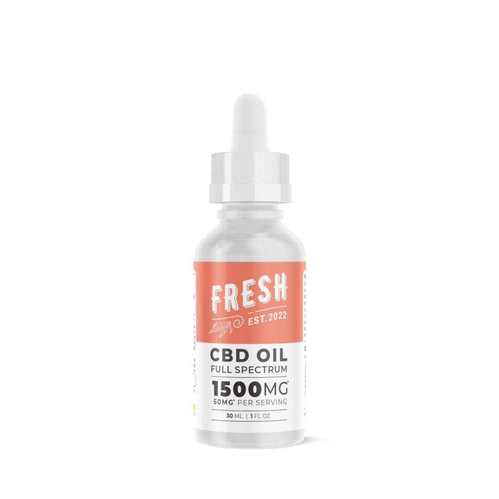 Full Spectrum CBD Oil – 1,500mg – Fresh