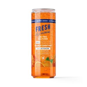 200mg Orange Candy Pop THC Seltzer – Delta 9 Nano – Fresh