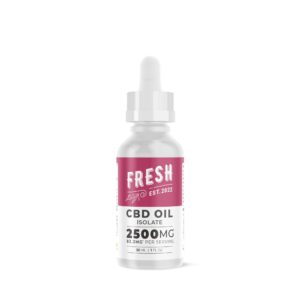 CBD Isolate Oil – 2,500mg – Fresh