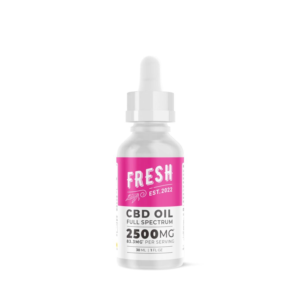 Full Spectrum CBD Oil – 2,500mg – Fresh