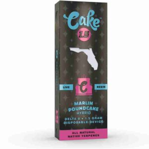 Cake Marlin Poundcake Live Resin Delta 8 Disposable (1.5g)