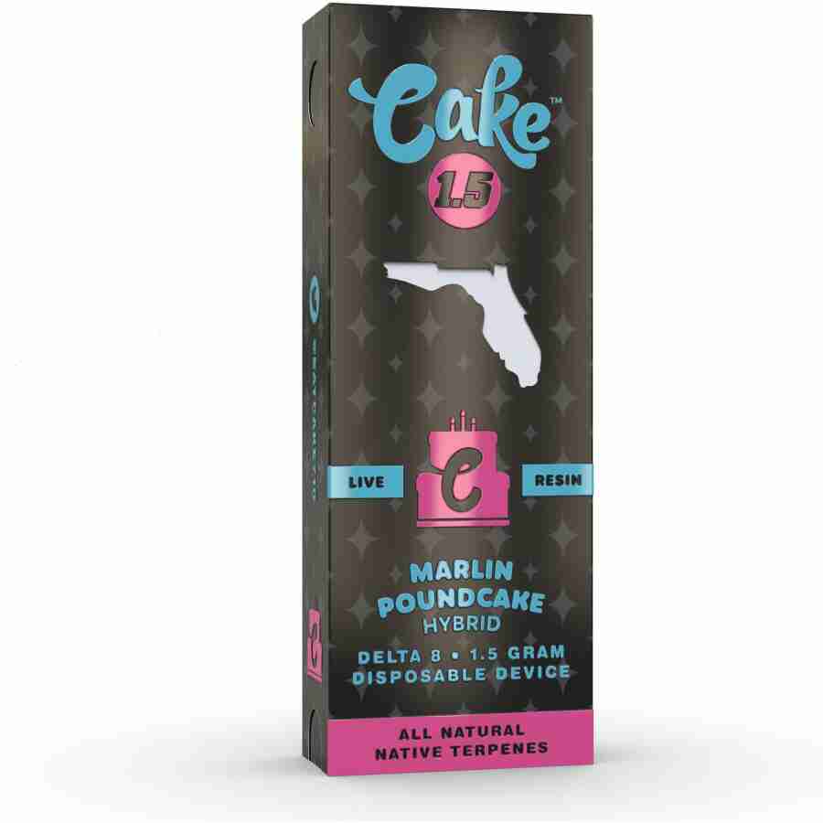 Cake Marlin Poundcake Live Resin Delta 8 Disposable (1.5g)