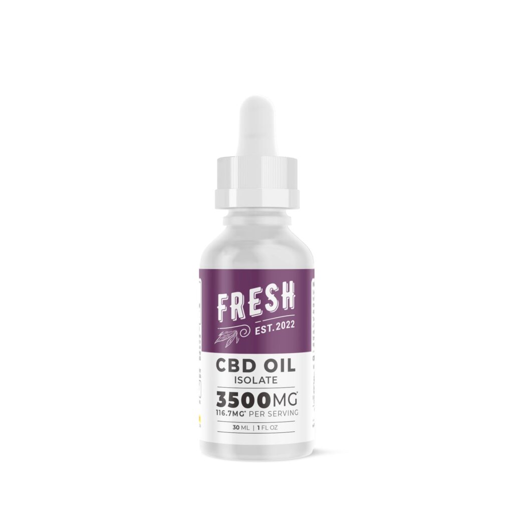 CBD Isolate Oil – 3,500mg – Fresh