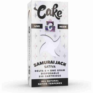 Cake Samurai Jack Live Resin Delta 8 Cartridge (1g)