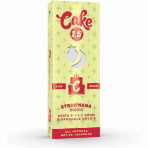 Cake Strawnana Live Resin Delta 8 Disposable (1.5g)