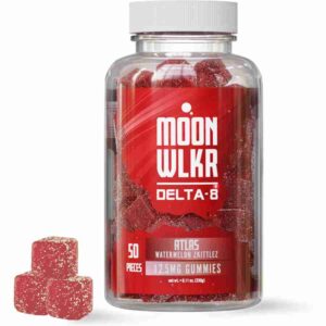 MoonWlkr Watermelon Zkittles Delta 8 Gummies – 50pc (12.5mg)
