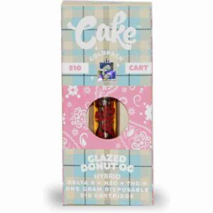 Cake Glazed Donut OG D8 + HXC + THC-P Cartridge (1g)