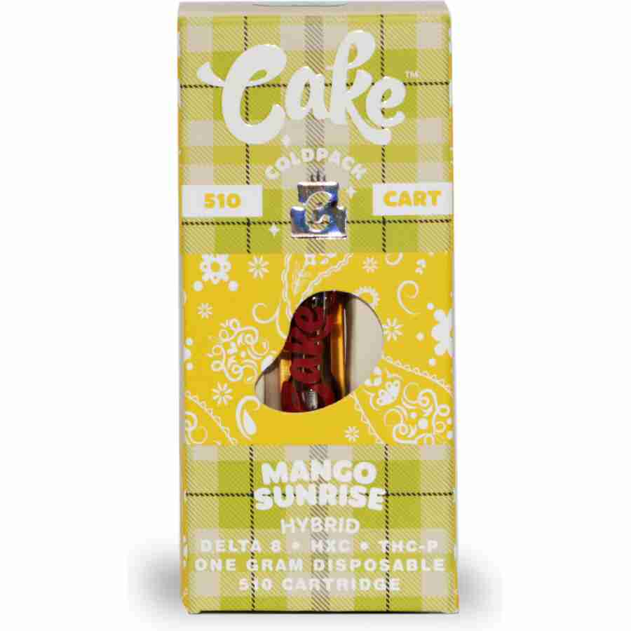 Cake Mango Sunrise D8 + HXC + THC-P Cartridge (1g)
