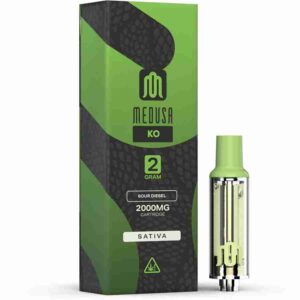 Medusa Sour Diesel THC-O + Live Resin Delta 8 + THCP Cartridge (2g)