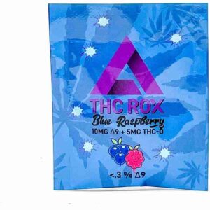 Delta Extrax Blue Raspberry 15mg THC Rox (2pc)