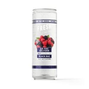 D8 Nano Black Raz THC Seltzer – 300mg – Fresh