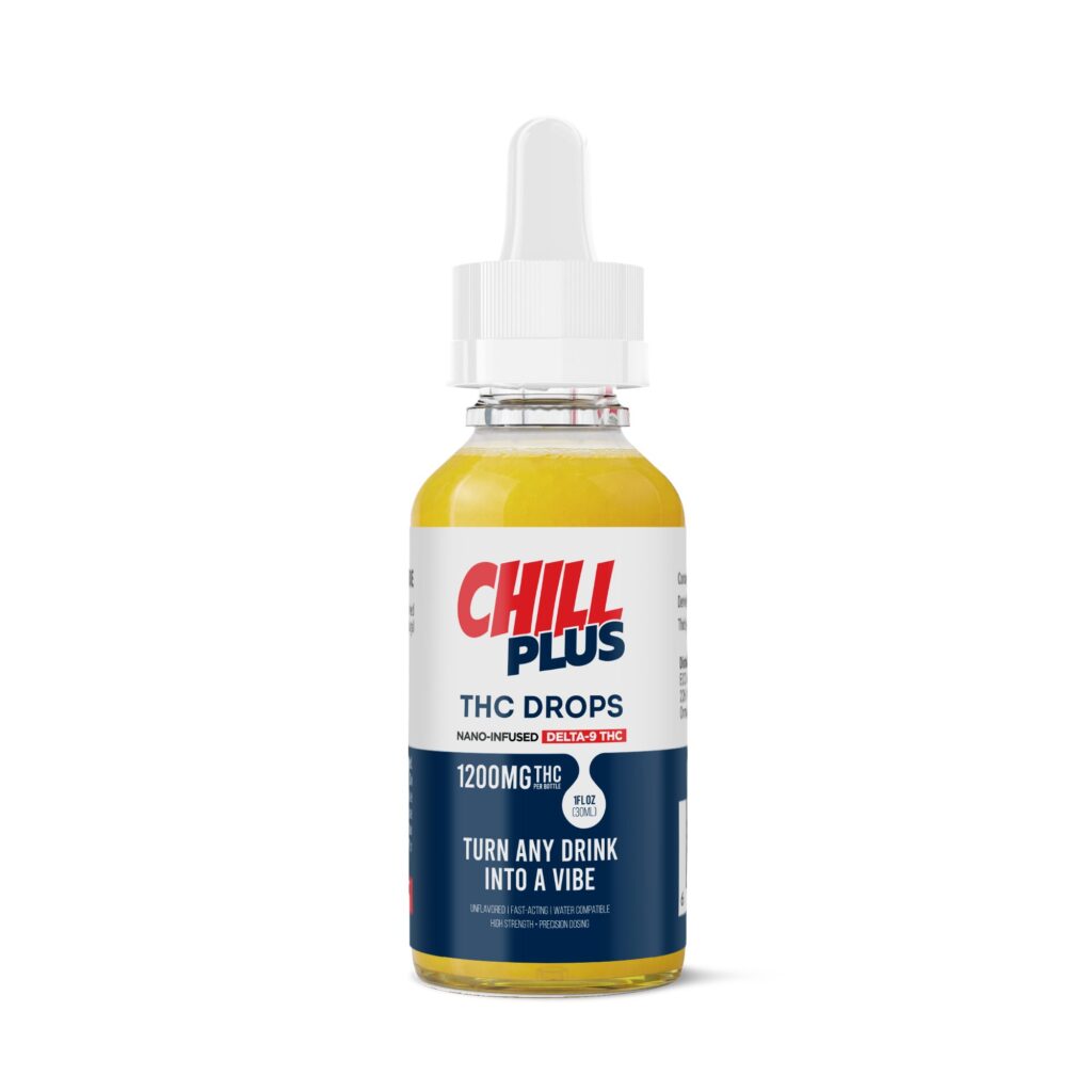 D9 Nano Unflavored Oil Drops – 1,200mg – Chill Plus