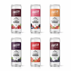 Delta 9 Nano THC Seltzer Variety 6ct – 600mg – Fresh
