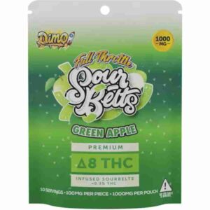 Dimo Green Apple 20mg Delta 9 Sour Belts (10pc)