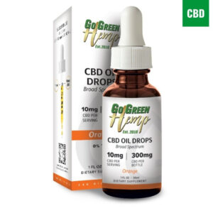 CBD Oil Tincture | Orange | 300mg-2040mg | THC-Free
