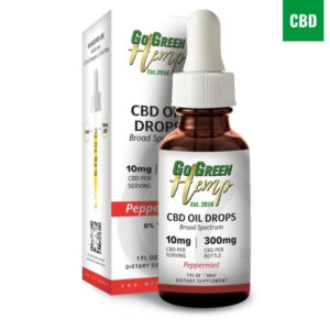 CBD Oil Tincture | Peppermint | 300mg-2040mg | THC-Free