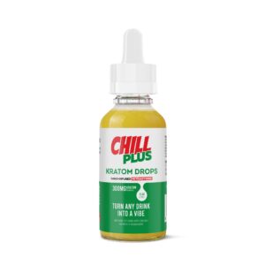 Mitragynine Nano Unflavored Oil Drops – 300mg – Chill Plus