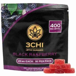 3Chi Black Raspberry 25mg Gummies (16pc)