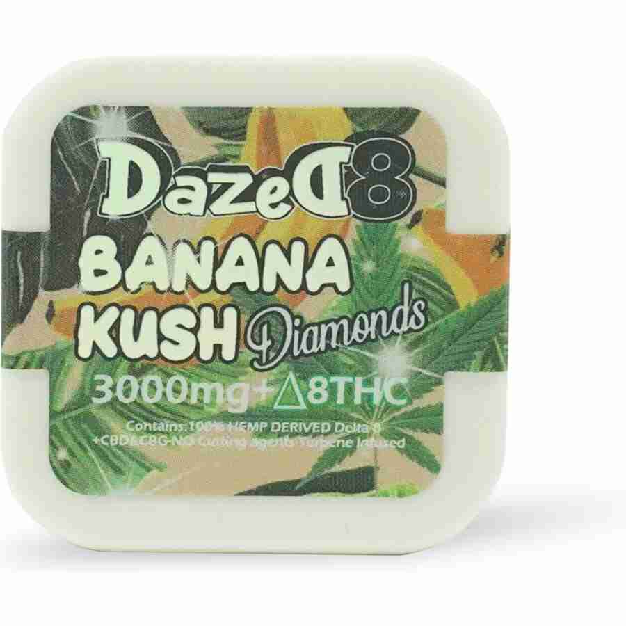 DazeD8 Banana Kush Delta 8 Diamond Dab (3g)