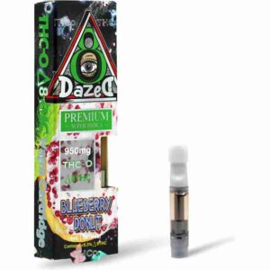 DazeD8 Blueberry Donut Delta 8 THC-O Cartridge (1g)