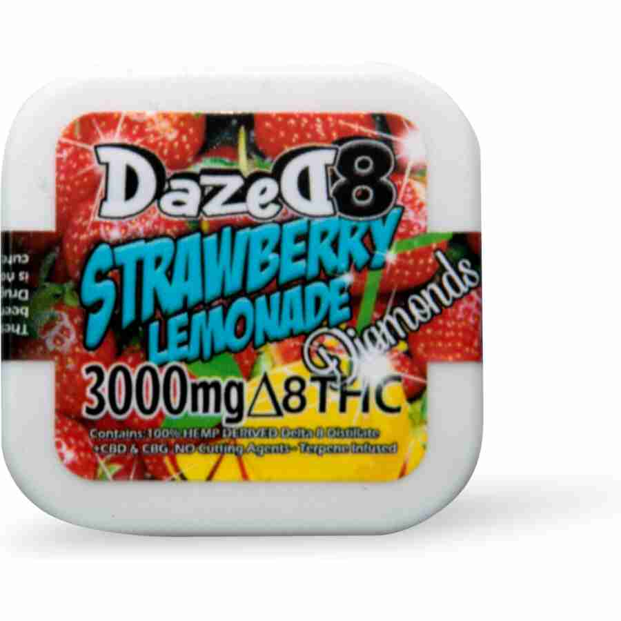 DazeD8 Strawberry Lemonade Delta 8 Diamond Dab (3g)
