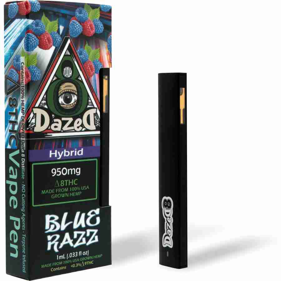 DazeD8 Blue Razz Delta 8 Disposable (1g)