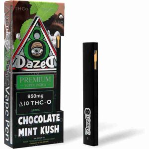 DazeD8 Chocolate Mint Kush Delta 10 THC-O Disposable (1g)