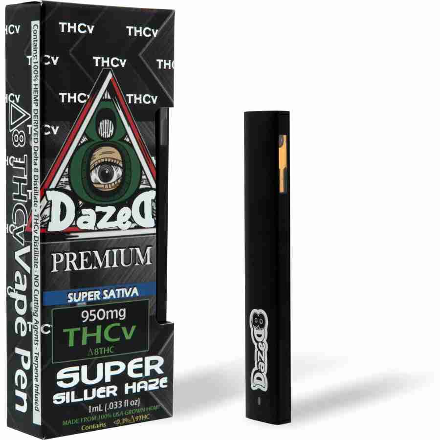DazeD8 Super Silver Haze Delta 8 THCV Disposable (1g)