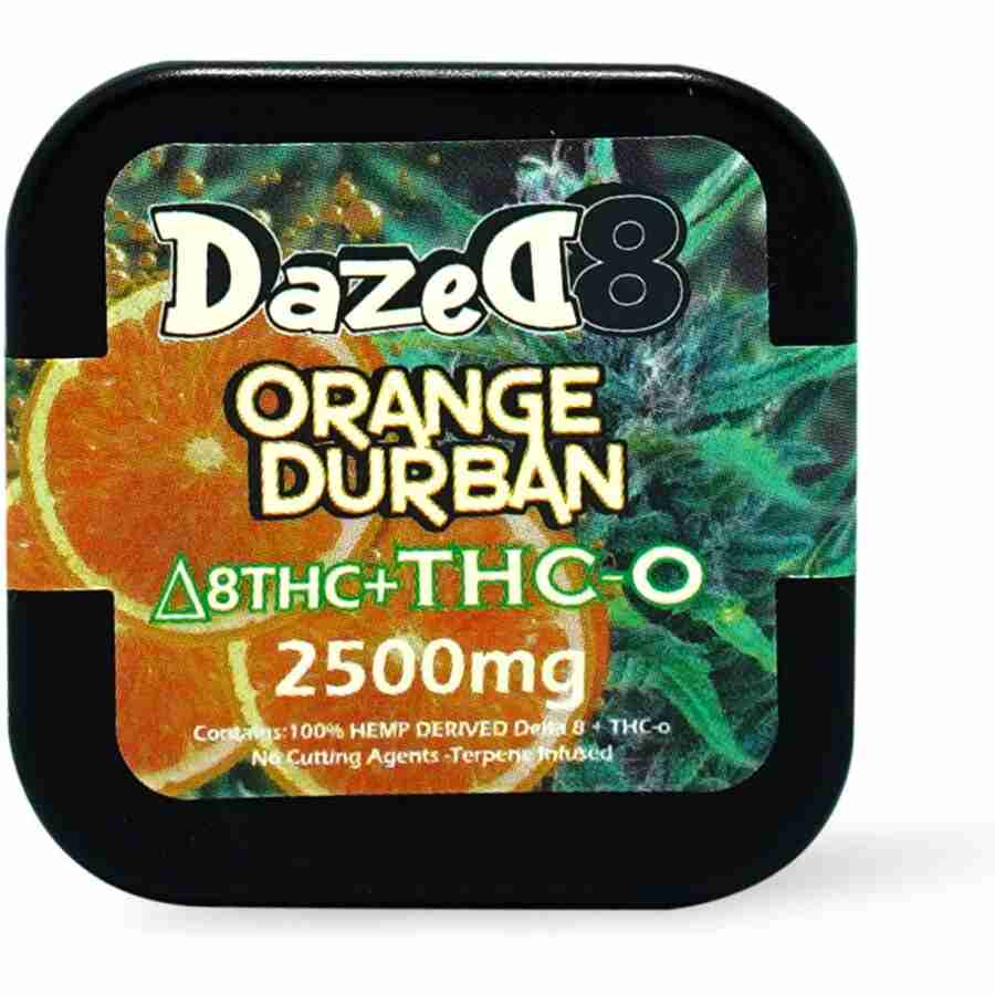 DazeD8 Orange Durban Delta 8 THC-O Dab (2.5g)