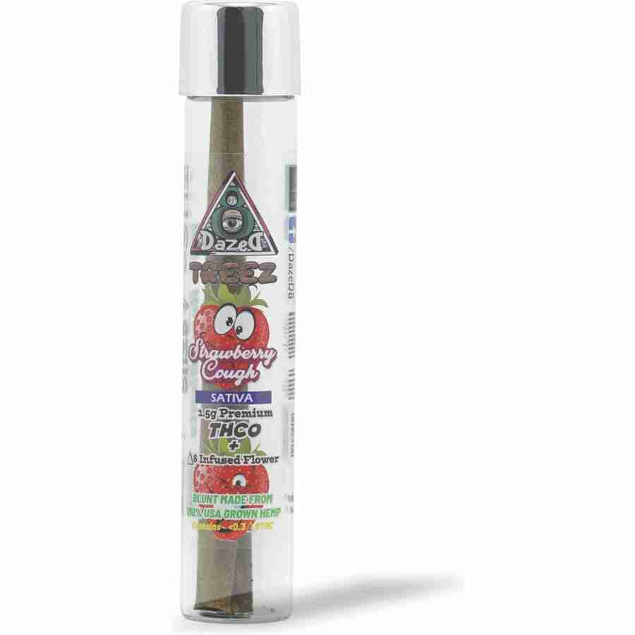 DazeD8 Strawberry Cough Delta 8 THC-O Pre Roll (1.5g)