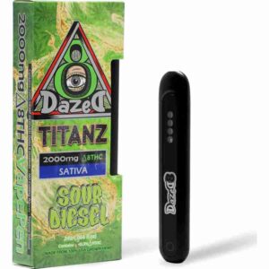 DazeD8 Sour Diesel Delta 8 Disposable (2g)
