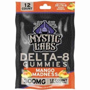 Mystic Labs Mango Madness 25mg Gummies (12pc)