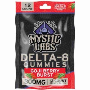 Mystic Labs Goji Berry Burst 25mg Gummies (12pc)