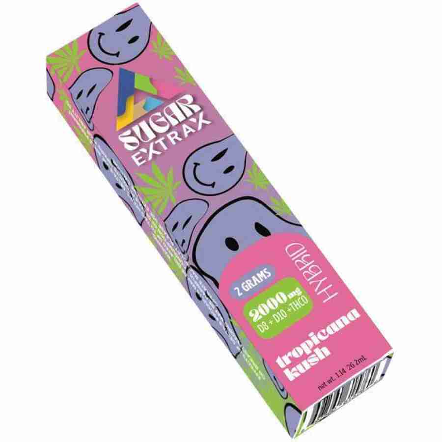 Sugar Extrax Tropicana Kush 2g D8+D10+THC-O Disposable