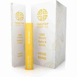 TreeTop Head Band 1g CBD+Delta 8 Disposable