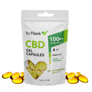 CBD Gel Capsules – 100MG