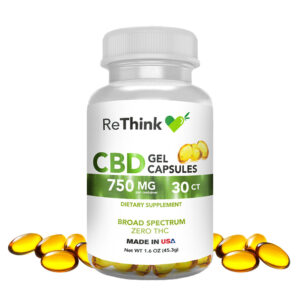 CBD Gel Capsules – 750MG
