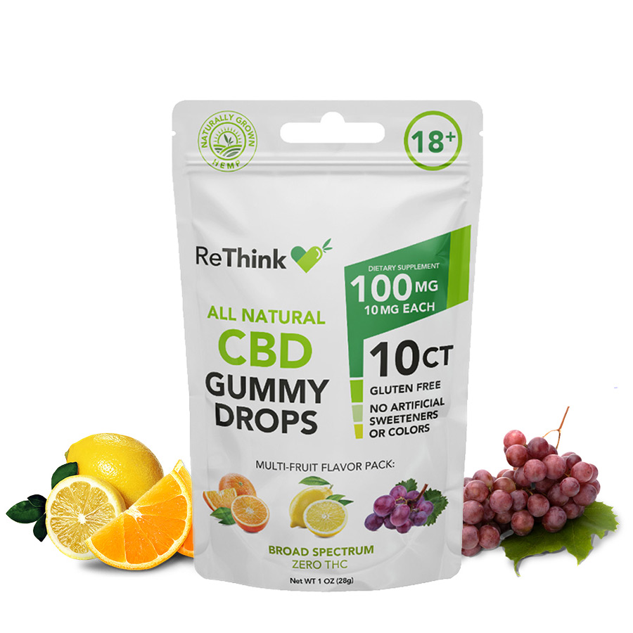 CBD Gummy Drops – 100MG Vegan Multivitamin