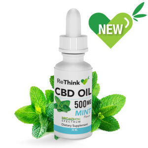 CBD Tincture Oil – Mint Flavor – 500mg – 30ml